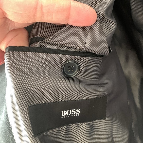 BOSS Hugo Boss Black Virgin Wool Sport Coat Pasolini/Movie US_2 36R Super100 USA - Picture 5 of 16
